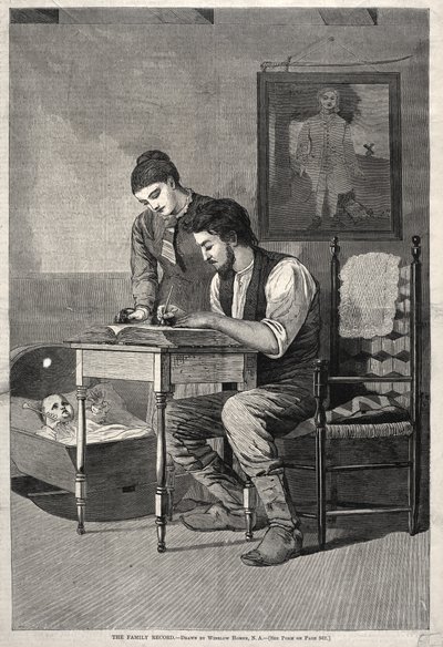 El registro familiar, 1875 de Winslow Homer