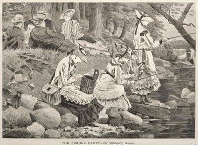 La fiesta de pesca, 1869 de Winslow Homer