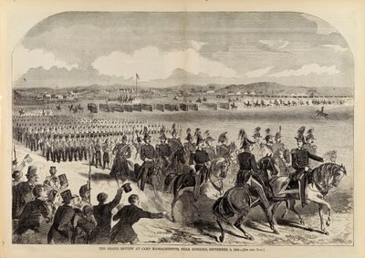 The Grand Review at Camp Massachusetts, Near Concord, September 9, 1859, de Harper