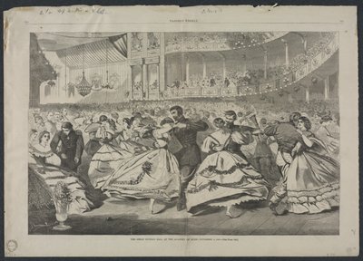El Gran Baile Ruso en la Academia de Música, 5 de noviembre de 1863 de Winslow Homer