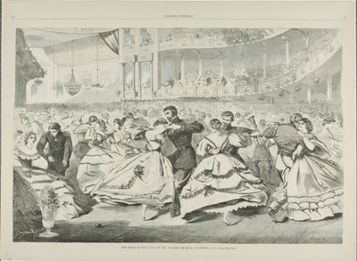 El Gran Baile Ruso en la Academia de Música, 5 de noviembre de 1863 de Winslow Homer
