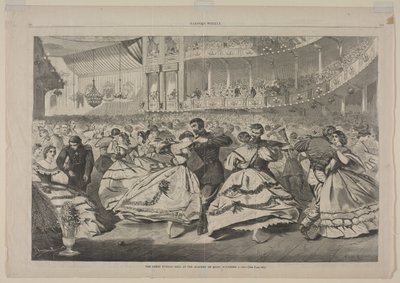 El Gran Baile Ruso en la Academia de Música, 5 de noviembre de 1863, 1863 de Winslow Homer