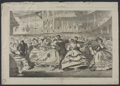 El Gran Baile Ruso en la Academia de Música, 5 de noviembre de 1863, 1863 de Winslow Homer