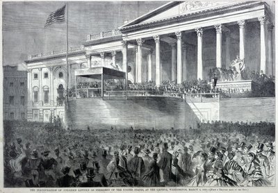 La toma de posesión de Abraham Lincoln como Presidente, de Harper