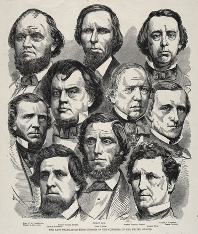 La última delegación de Georgia en el Congreso de los Estados Unidos
 de Winslow Homer