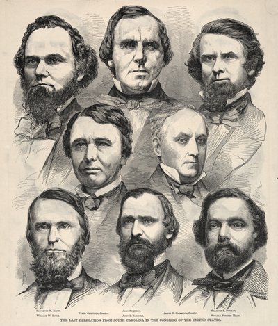La última delegación de Carolina del Sur en el Congreso de los Estados Unidos de Winslow Homer