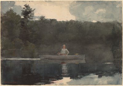 El pescador solitario, 1889 de Winslow Homer