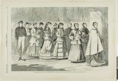 Paseo matutino-Escuela de señoritas por la avenida de Winslow Homer