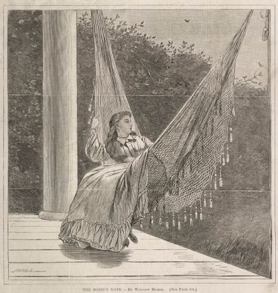 La nota de los petirrojos, 1870 de Winslow Homer