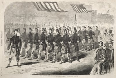 El 79.º Regimiento (Highlanders) de la Milicia del Estado de Nueva York de Winslow Homer