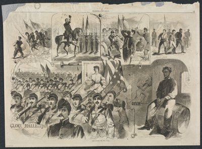 Las Canciones de la Guerra, 1861 de Winslow Homer
