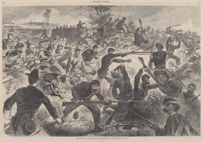 La Guerra por la Unión, 1862 - Una Carga de Bayoneta, publicado 1862 de Winslow Homer