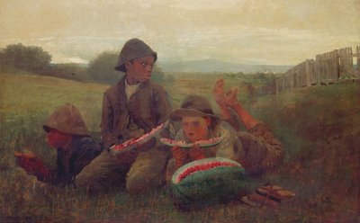 Los chicos de la sandía, 1876 de Winslow Homer