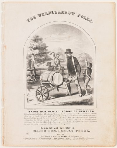 La Polka de la Carretilla [Cancionero de cinco páginas, completo] de Winslow Homer