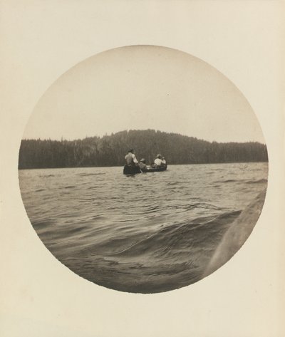 Tres canoístas, Lago St. John, Provincia de Quebec, c.1895, c.1904 de Winslow Homer