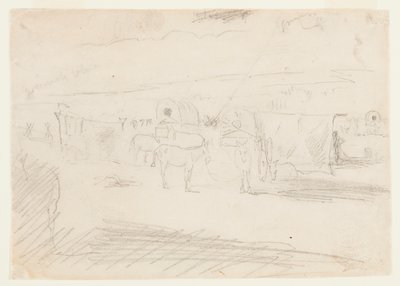 Tren de vagones del ejército de Winslow Homer