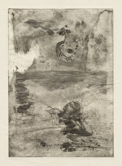 Dos cabezas (estudio a partir de "Undertow") de Winslow Homer
