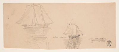 Dos goletas y dories de Winslow Homer