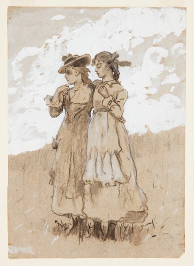 Dos niñas jóvenes de Winslow Homer