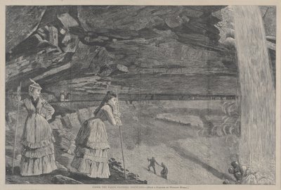 Bajo las Cataratas, Montañas Catskill de Winslow Homer