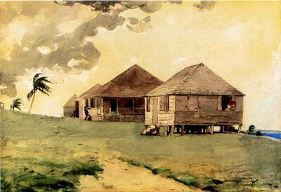 Tornado próximo, Bahamas, 1885 de Winslow Homer