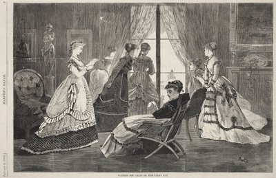 A la espera de llamadas el día de Año Nuevo de Winslow Homer