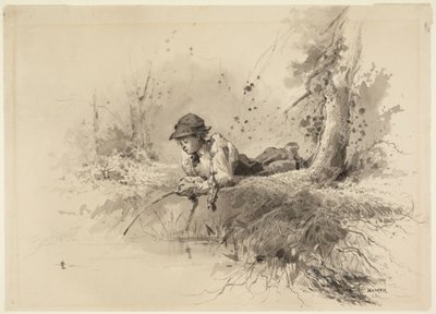 Esperando una picada de Winslow Homer