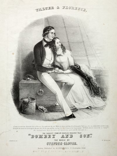 Walter y Florence - Portada de Partitura de Winslow Homer
