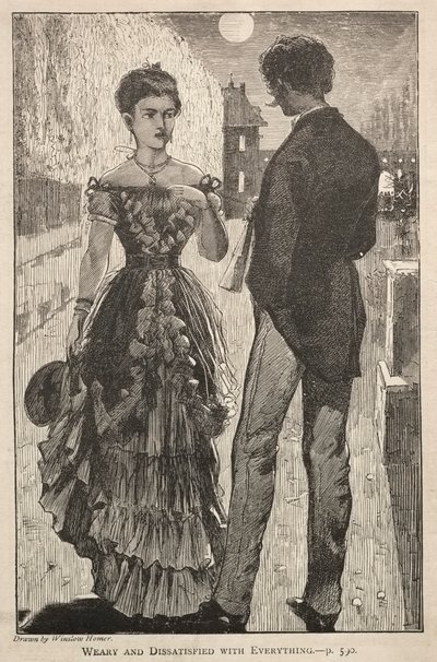 Cansado e insatisfecho con todo, 1869 de Winslow Homer