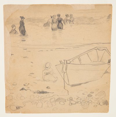 Mujeres Bañándose en el Mar de Winslow Homer