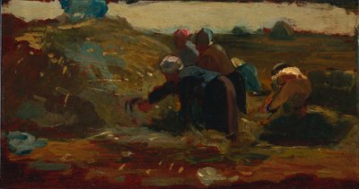 Mujeres trabajando en un campo, 1867 de Winslow Homer