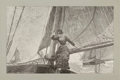 Chica navegando a vela de Winslow Homer