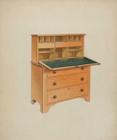 Escritorio, c. 1937 de Winslow Rich