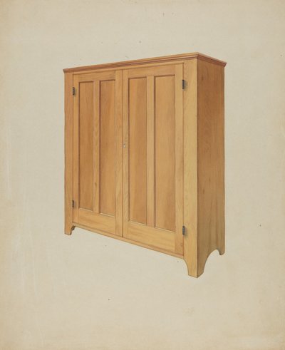 Gabinete Shaker, c. 1937 de Winslow Rich