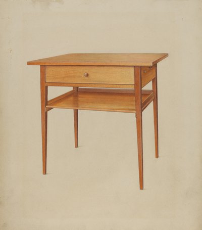 Mesa Shaker, 1937 de Winslow Rich
