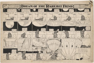 Sueño del Demonio del Rarebit: Aquí Viene Washington de Winsor McCay