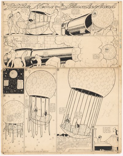 Little Nemo en Slumberland: "No me gusta esto, ni un poquito, ni un poquito" de Winsor McCay