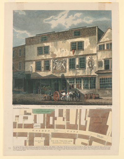 El Teatro de la Fortuna, Línea Dorada con Plano de Golden Lane Abajo de Wise