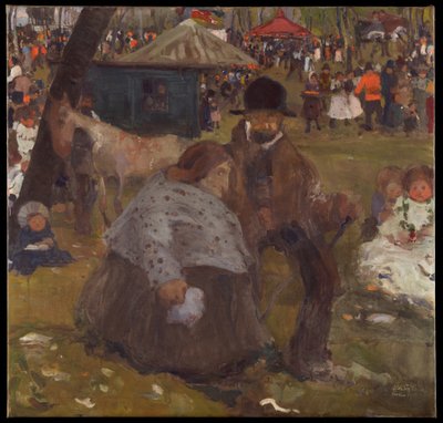 Feria de vacaciones de Pentecostés cerca de Cracovia de Witold Wojtkiewicz