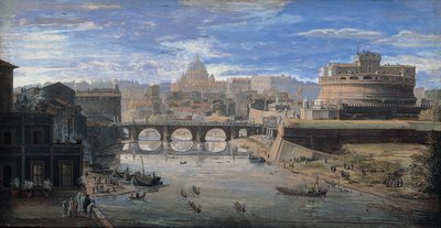 Vista de Tor di Nona, ca 1700 de Wittel