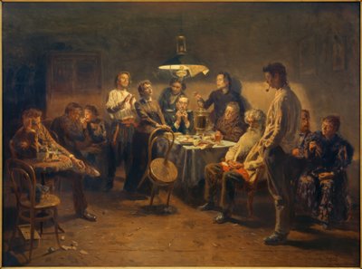 Reunión vespertina de Wladimir Jegorowitsch Makowski