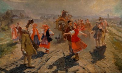 Procesión nupcial cerca de Orel de Wladimir Jegorowitsch Makowski
