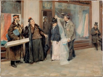 La elección del velo de novia de Wladimir Jegorowitsch Makowski
