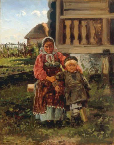 Niños del pueblo de Wladimir Jegorowitsch Makowski