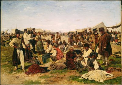 Feria en Poltava de Wladimir Jegorowitsch Makowski
