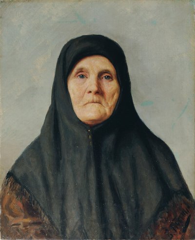 Retrato de una campesina ucraniana de Wladimir Nikolajewitsch Ptscholin