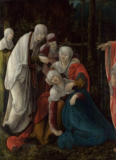 Cristo despidiéndose de su Madre, c. 1520 de Wolf Huber