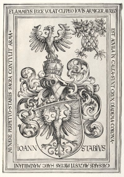 Escudo de Armas de Johann Stabius de Wolf Traut