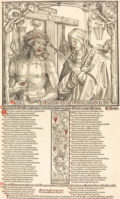 El hombre de dolores y Mater Dolorosa de Wolf Traut
