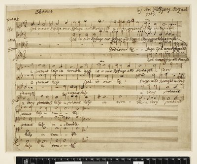 Dios es nuestro refugio KV 20 ((englisch "K 20")) de Wolfgang Amadeus Mozart